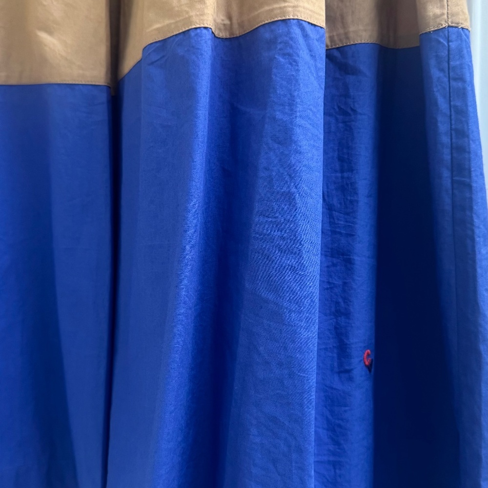 Geneviève Skirt in Khaki Cotton Poplin - Picture 3 of 4